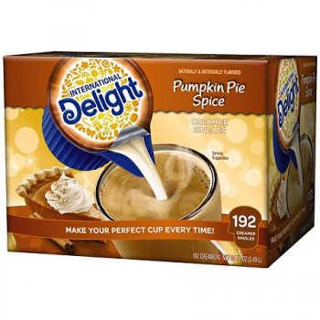 INTERNATIONAL DELIGHT PUMPKIN PIE SPICE CREAMER 192CT